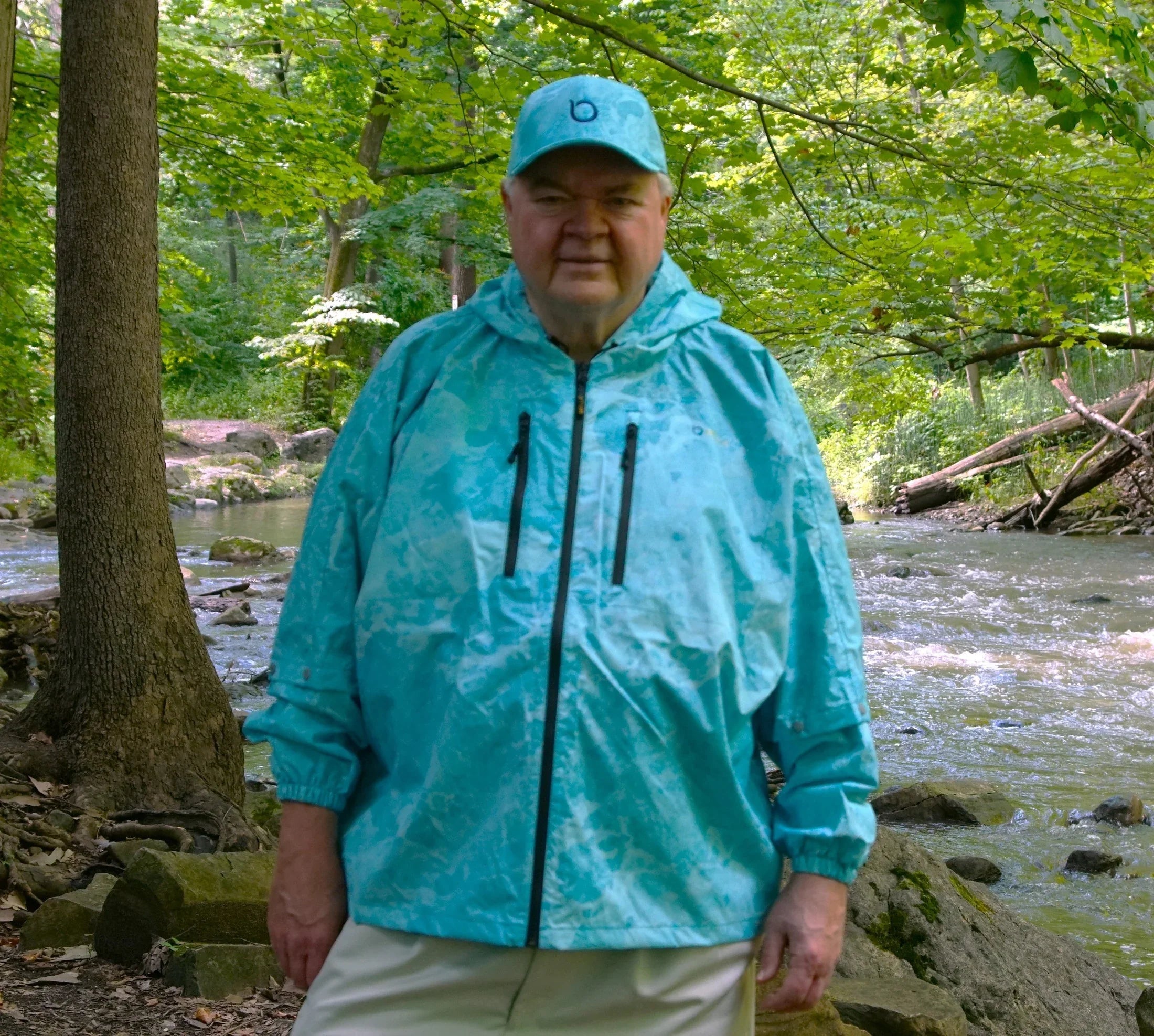 Brella Light Blue Rain Jacket