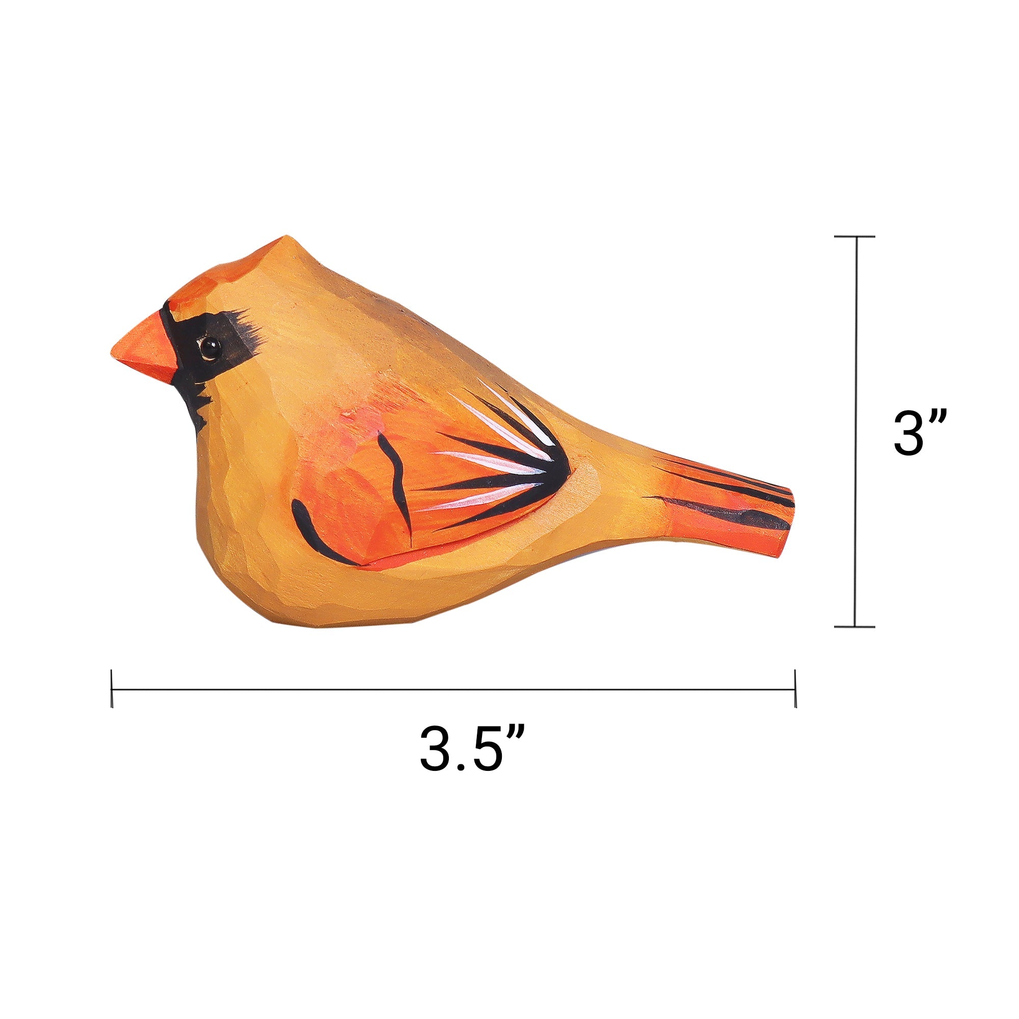Hand-Carved Cardinal Bird DIY Painting Kit – Nature-Inspired Decor & Gifts