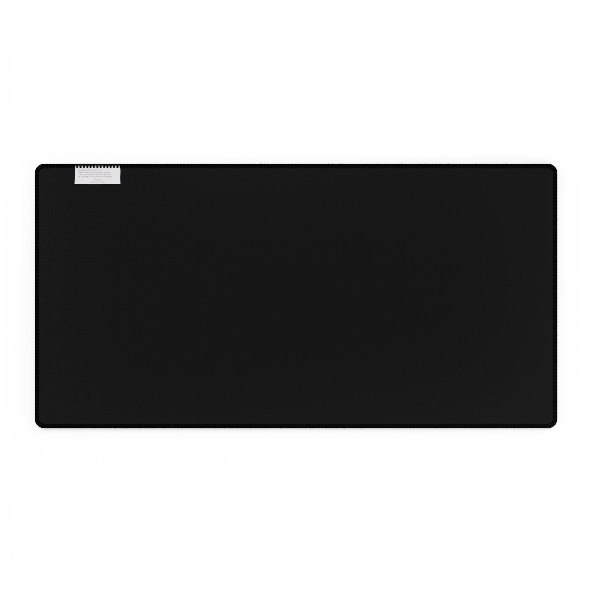 Refreshing Water Wave Desk Mat — Large Office Mousepad with Leaf Accent