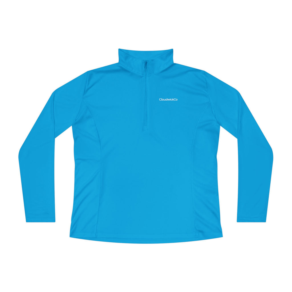 Ladies Quarter-Zip Pullover — Cloud Trail Performance Top
