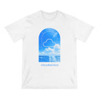 Cloud Window Organic T-Shirt — 'cloudwickco' Sky & Sea Graphic