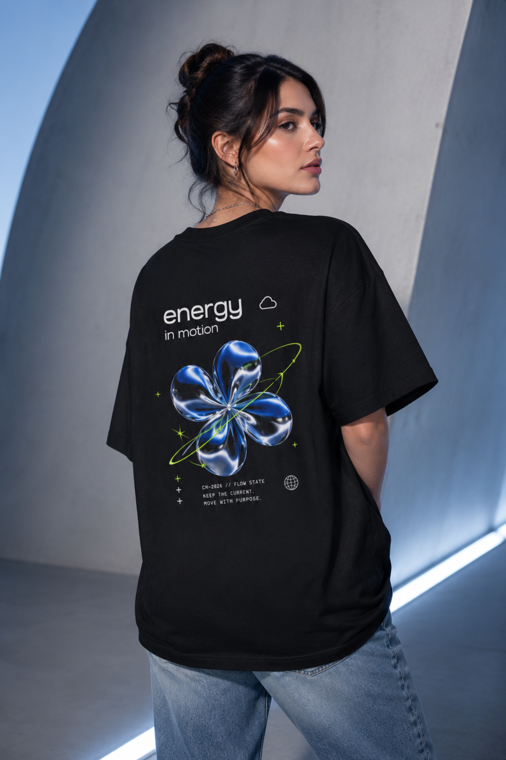 Energy In Motion Graphic T-Shirt