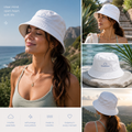 Cloudwickco Embroidered Cloud Bucket Hat — Lightweight Casual Sun Hat