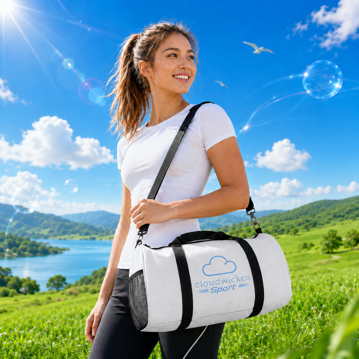 Cloudwickco Sport Duffel Bag — Lightweight Gym & Travel Weekend Bag