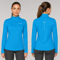 Ladies Quarter-Zip Pullover — Cloud Trail Performance Top