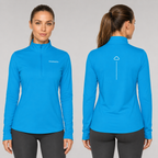 Ladies Quarter-Zip Pullover — Cloud Trail Performance Top