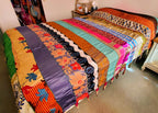 Rainbow Oasis Drapes – Upcycled Boho Curtains