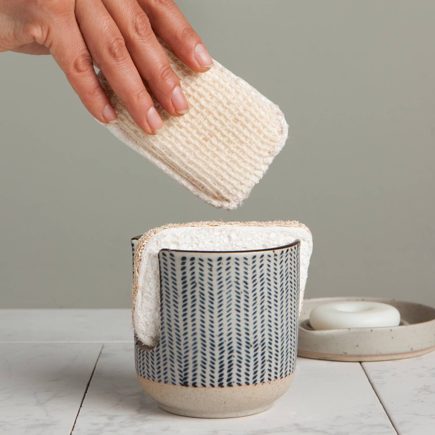 Danica Heirloom - Herringbone Element Sponge Holder
