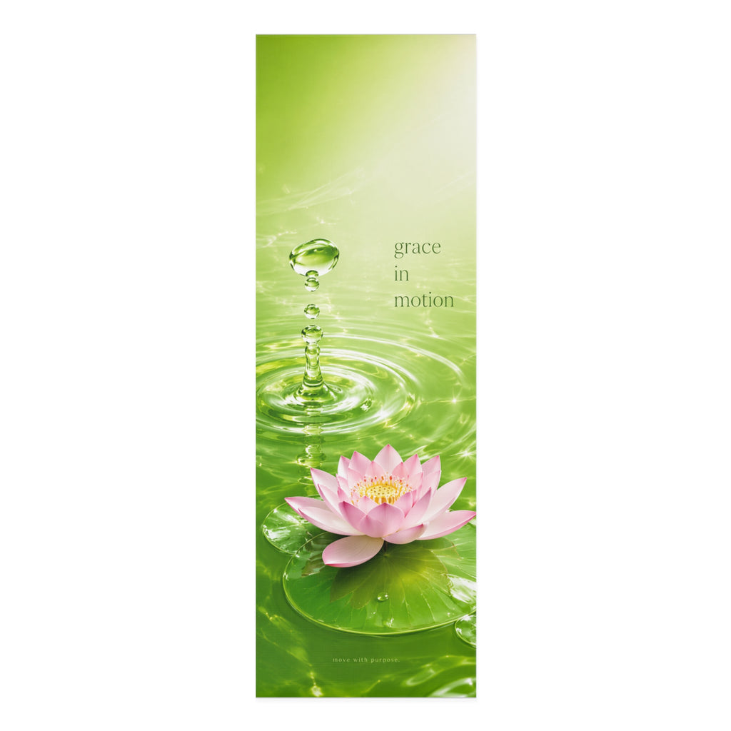 Lotus 'Grace in Motion' Foam Yoga Mat — Non-Slip Meditation & Pilates Mat