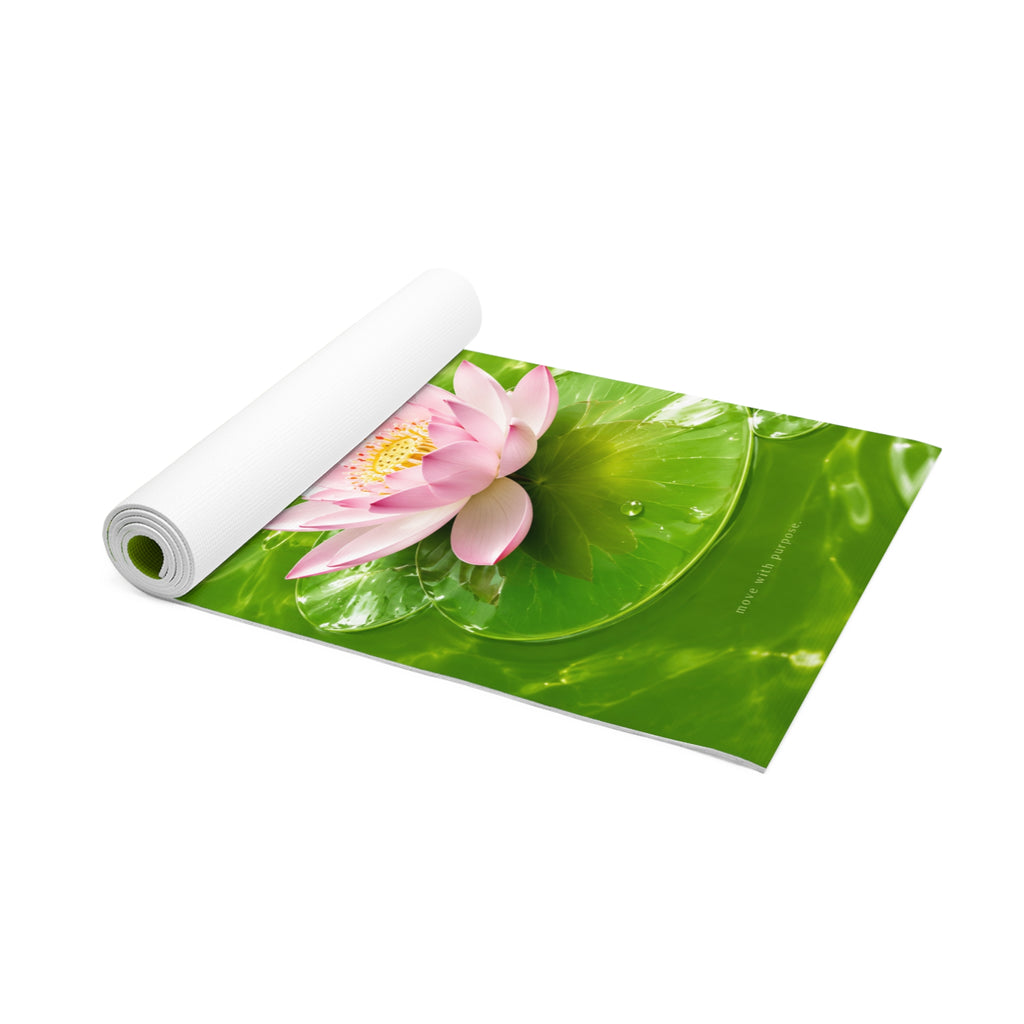 Lotus 'Grace in Motion' Foam Yoga Mat — Non-Slip Meditation & Pilates Mat