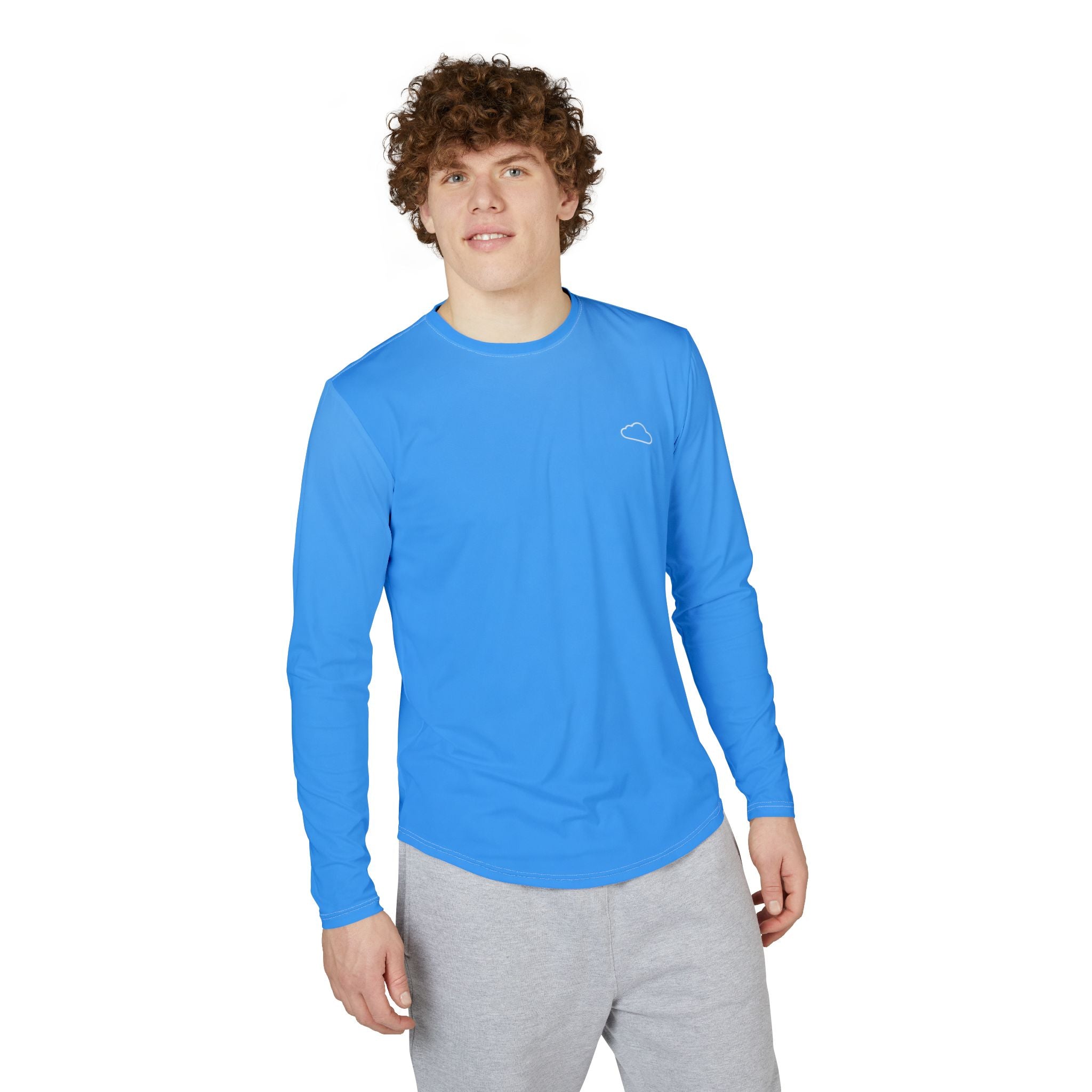 Men's UV Protection Long Sleeve Shirt — Lightweight Sun-Blocking Performance Tee