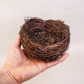 Handmade Bird Nest with Realistic Eggs — Natural Decor or Companion for Hand-Carved Bird Figures
