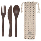 Danica Heirloom - On The Go Ebony Cutler Set of 3 with Carry Bag