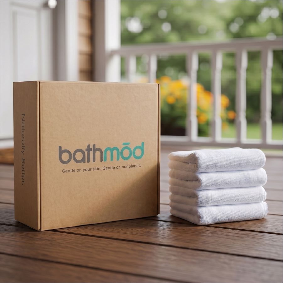 Luxury Organic Bath Mats (Four Pack)