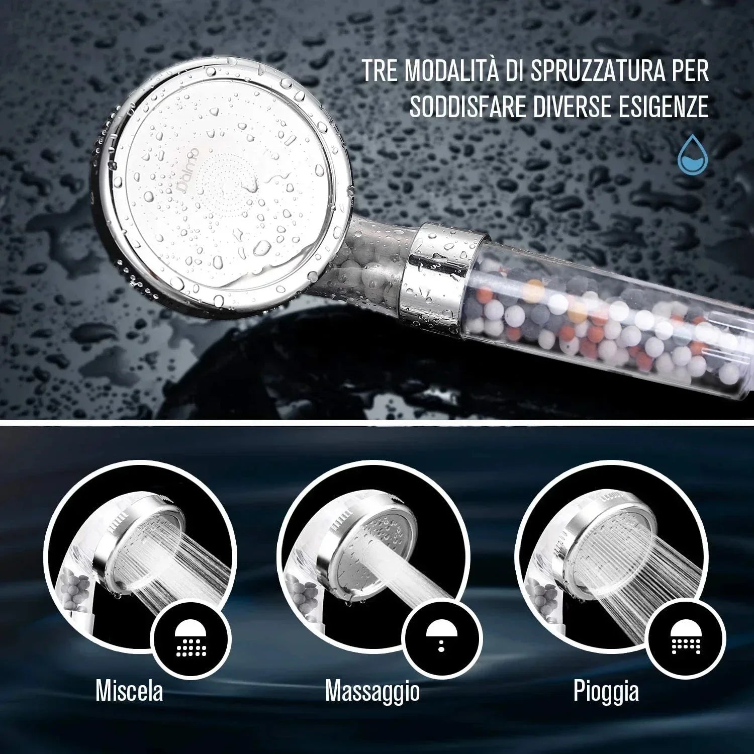 🚿 Ultra Global High-Pressure SPA Shower Head – Water-Saving Nozzle with Built-In Filter | Premium Bathroom Upgrade