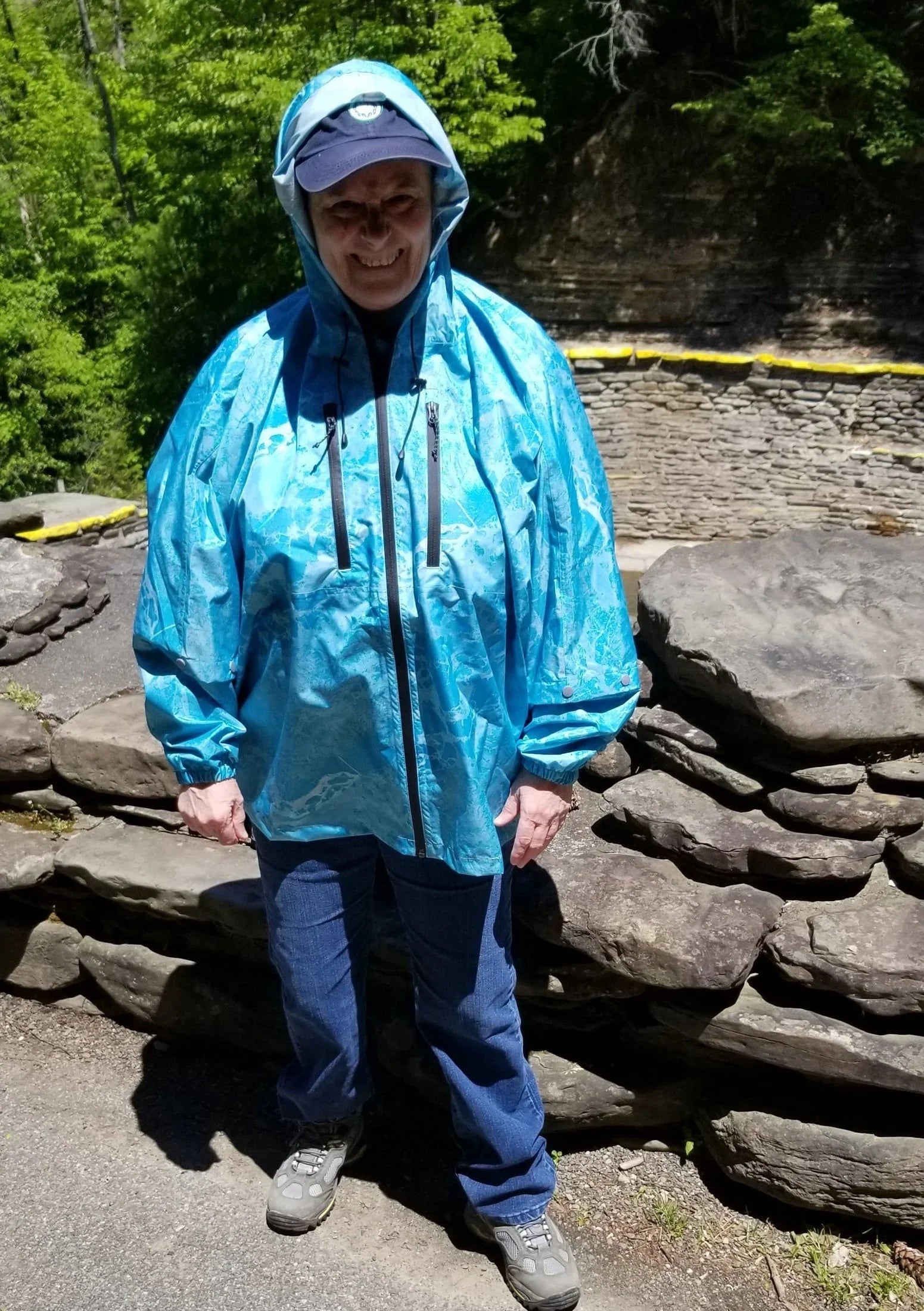 Brella Light Blue Rain Jacket