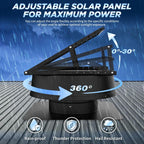 12" Solar Attic Vent Fan -55W